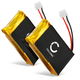 2x Battery (800mAh, 3.7V)