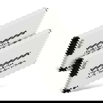 2x Batterie 750mAh pour appareil photo Samsung CL5, CL65, CL80 - Remplacement modèle EA-SLB11A SLB-11A
