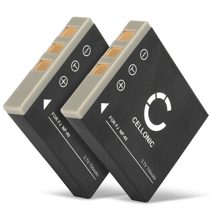 2x Batterie 700mAh pour appareil photo - Remplacement modèle D-LI95 D-Li95