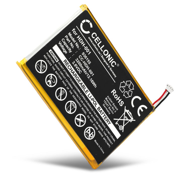 Nintendo Switch Lite Batterie 3200mAh de CELLONIC