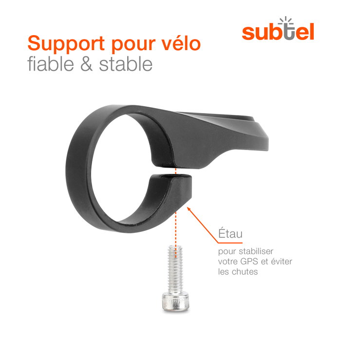 Kwmobile Housse GPS Vélo - Accessoire Compatible avec Bryton Rider 420 / 320 - Protection Boîtier Navigateur - Étui en Silicone noir - Auto