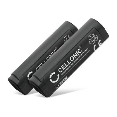2x Batterie pour Shure GLXD1, Shure GLXD2, Shure MXW2, Shure GLX-D Digital Wireless Systems 1100mAh de CELLONIC