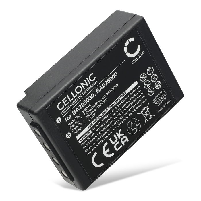 Batterie 005-01-00615 BA205000 BA205030 BA206000 pour télécommande HBC Radiomatic Eco Linus 6 Spectrum 1 Spectrum 2 Spectrum A Spectrum B Technos 2000mAh