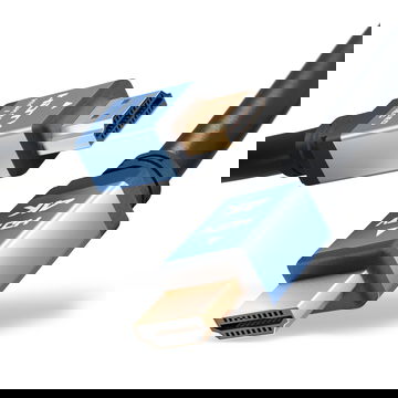 Standard HDMI Type A Cable for Apple TV Box (1st. Gen) TV Box (2nd. Gen) TV Box (3rd. Gen) TV HD Box (4th. Gen) TV 4K Box (5th. Gen) TV, DVD, Blu-Ray, Camera, Monitor - 3m Standard HDMI Type A to HDMI Standard (Type A) Lead