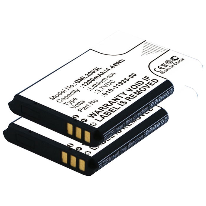 2x Garmin 010-02184-01 Batterie 1200mAh de subtel