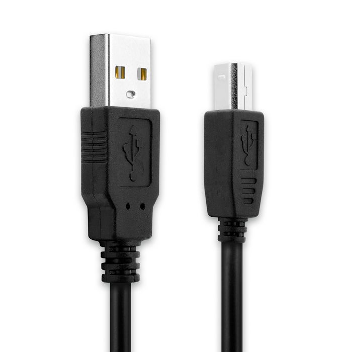 Câble USB A Standard USB de 3m pour Nordmende Transita 120 transfert de données et charge noir en PVC