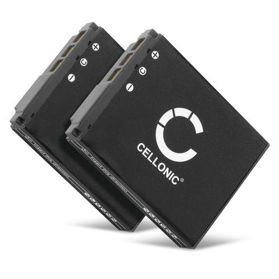 2x Batterie 1000mAh pour appareil photo Sony DSC-F88, DSC-G1, DSC-P100 - Remplacement modèle NP-FR1