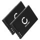 2x 1000mAh 3.7V