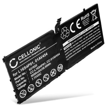 Batterie de remplacement neuve L16S4P91, L16L4P91, 5B10W13919 de 5050mAh pour tablette Lenovo Thinkpad X1 Tablet 3rd Gen