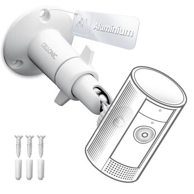 support mural pour caméra avec filetage 1/4" pouce pour Arlo, Ring, Blink, Eufy, Reolink, Wyze, Zumimall fixation caméra de surveillance intérieur et extérieur, Security camera mount