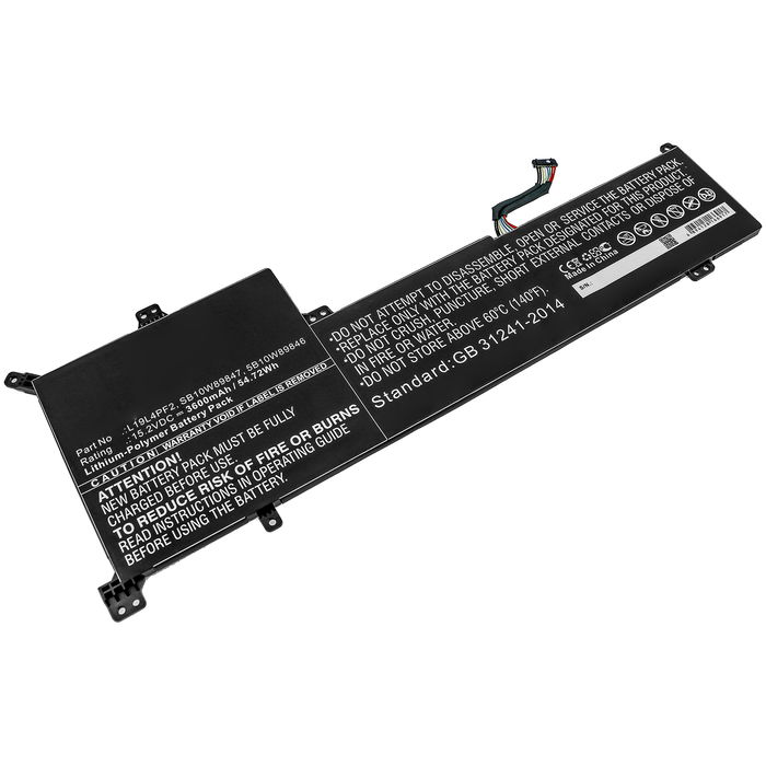 Batterie pour Lenovo IdeaPad 3-17ADA05, 3-17ARE05, 3-17IIL05, 3-17IML05, L19L4PF2 15.2V 3600mAh de subtel