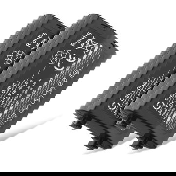 2x Batterie 1800mAh pour appareil photo Nikon D2H, D2Hs, D2X - Remplacement modèle EN-EL4,EN-EL4a EN-EL4,EN-EL4a