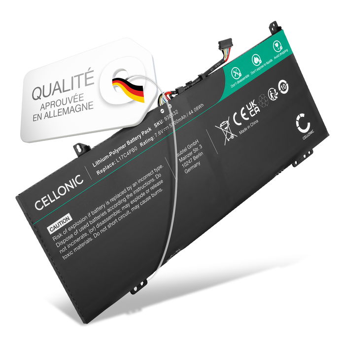 Lenovo Yoga 530-14ARR Batterie 7.6V 5800mAh de Cellonic