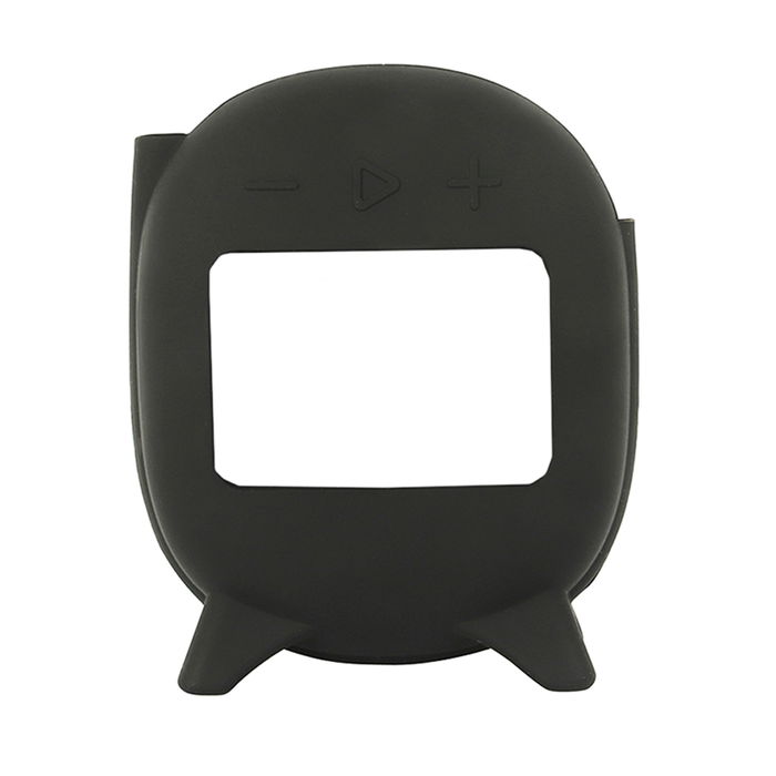 subtel Étui en Silicone pour enceinte portable JBL Clip 4 - Protection contre les chutes et les chocs de couleur noir