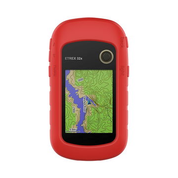 subtel Silicone Case for Garmin eTrex 10 eTrex 20 eTrex 20x eTrex 22x eTrex 30 eTrex 30x eTrex 32x Cover - Protective Bumper Shell Skin Shockproof Rubber Housing for GPS SatNav Sat Nav Navi - Red