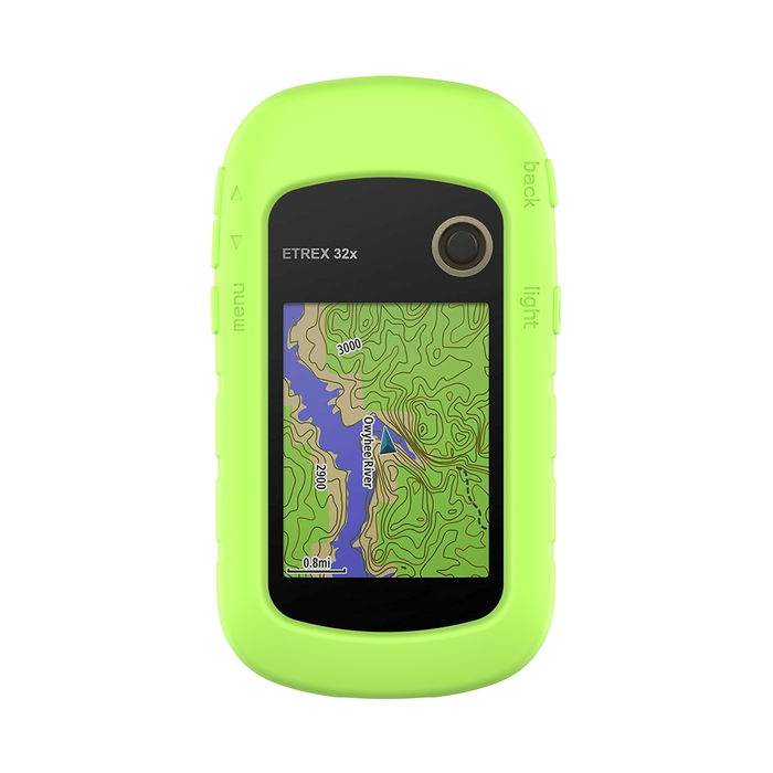 subtel Silicone Case for Garmin eTrex 10 eTrex 20 eTrex 20x eTrex 22x eTrex 30 eTrex 30x eTrex 32x Cover - Protective Bumper Shell Skin Shockproof Rubber Housing for GPS SatNav Sat Nav Navi - Green
