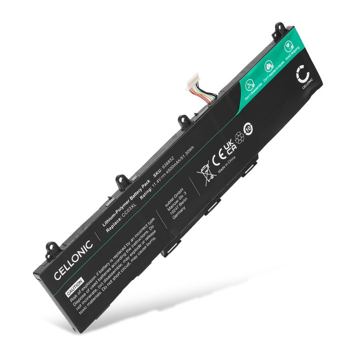 HP CC03XL Type A Batterie 11.4V 4500mAh de Cellonic