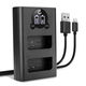 Chargeur Double + Câble USB