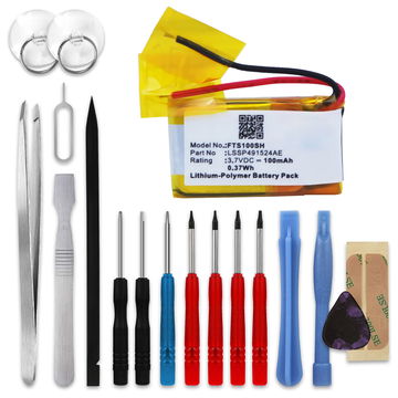 Batterie LSSP491524AE 100mAh pour FitBit Surge - + kit d'outils