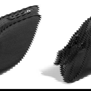 Brassard smartphone running jusqu'à 6,6 pouces avec pochette pour clefs, argent, barre énergétique - brassière en néoprène noir résistant à l'eau et à la transpiration