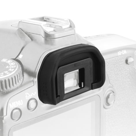 Œilleton de viseur pour appareils photo Canon EOS 10D, 20D, 30D, 40D, 50D, 5D, 5D Mark II – Silicone noir de CELLONIC