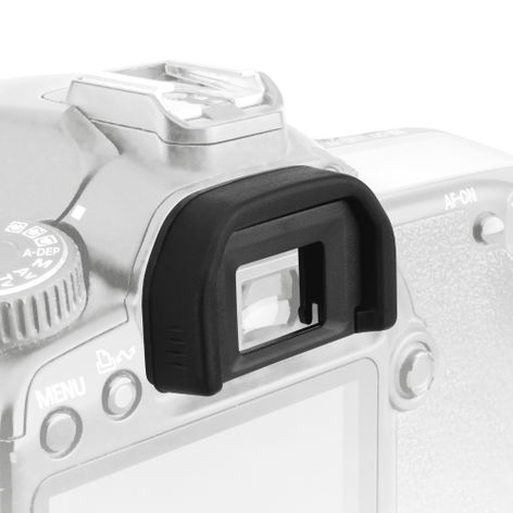 Œilleton de viseur pour appareils photo Canon EOS 1000D, 100D, 1100D, 1200D, 1300D, 2000D – Silicone noir de CELLONIC