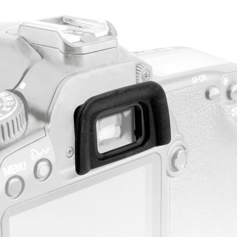 Œilleton de viseur pour appareils photo Nikon D3100; D5200; D3200; D5100; D3000; D60; D50 – Silicone noir de CELLONIC