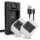 2x 2000mAh 7.4V + Chargeur Double