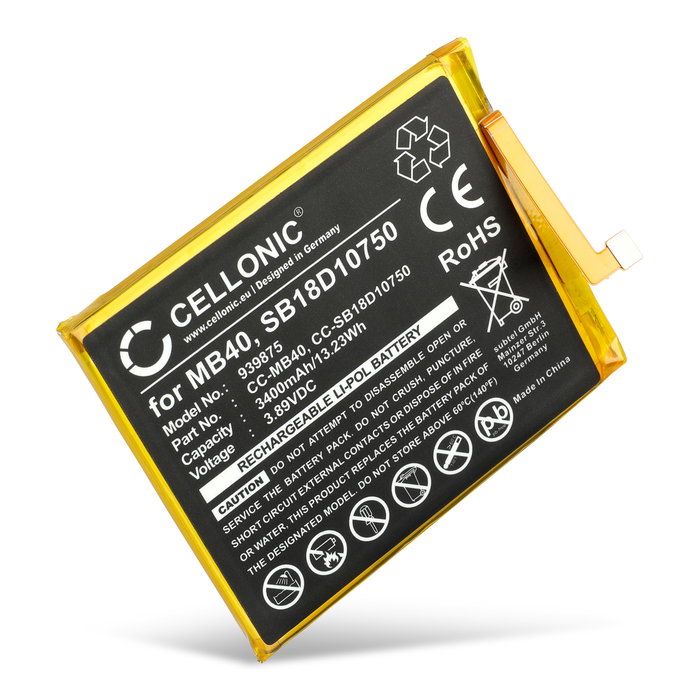 Batterie pour smartphone Motorola edge 20 Accu 3400mAh - Batterie interne de rechange
