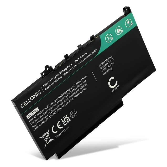 Dell Latitude E7270 Batterie 3600mAh de subtel