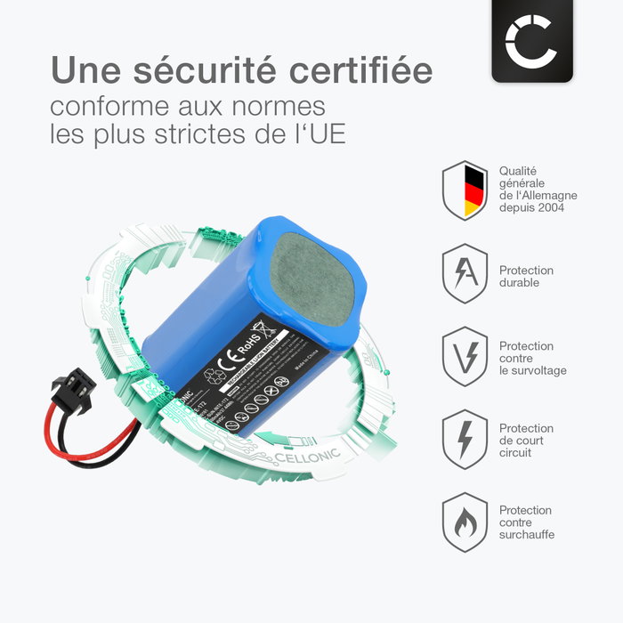 CITYORK 14.4V/4000mAh Battery for 14.4V Lefant M210 M210B M210P M201