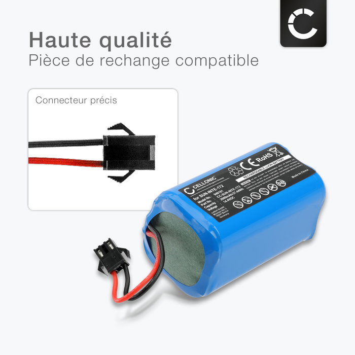 Batteria CITYORK 14.4V 4000mAh Per Lefant M210/M310 E OKP Life K3/K4/K5/K7 – Ioni Di Litio, Ricarica Rapida