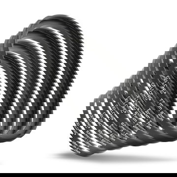 Kit adaptateurs filtres d'objectifs - 8 bagues step up pour adapter des filtres de 52 à 82 mm sur un objectif plus petit (49 à 79 mm)