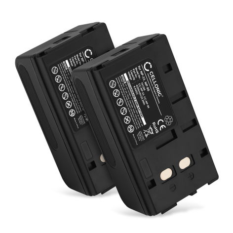 2x Battery for Sony 10D; GV8; CCD-20061; CCD-335E; CCD-35; GV-5K NP-33 NP-55 NP-66 NP-68 (4200mAh, 6V) from CELLONIC