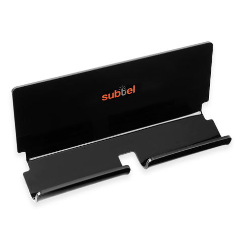 Support pour Apple iPhone 15, 13, 14, 15 Pro, 12, 8; iPhone 15 – fixation et positionnement noir de subtel