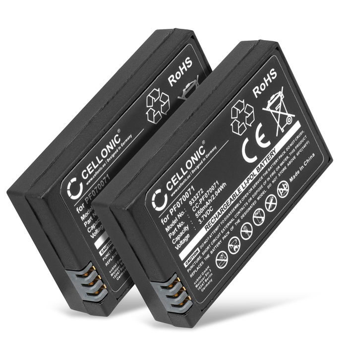2x Parrot PF070071 Batterie 550mAh de CELLONIC