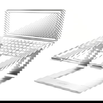 CELLONIC Support universel pour notebooks, laptops et ultrabooks - Tablette surélevée ergonomique réglable et refroidissante en aluminium léger de 26 cm