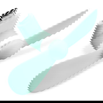 CELLONIC Ventilateur USB-C turquoise pour téléphone portable, tablette, ordinateur portable ou batterie externe avec fonction OTG On-The-Go