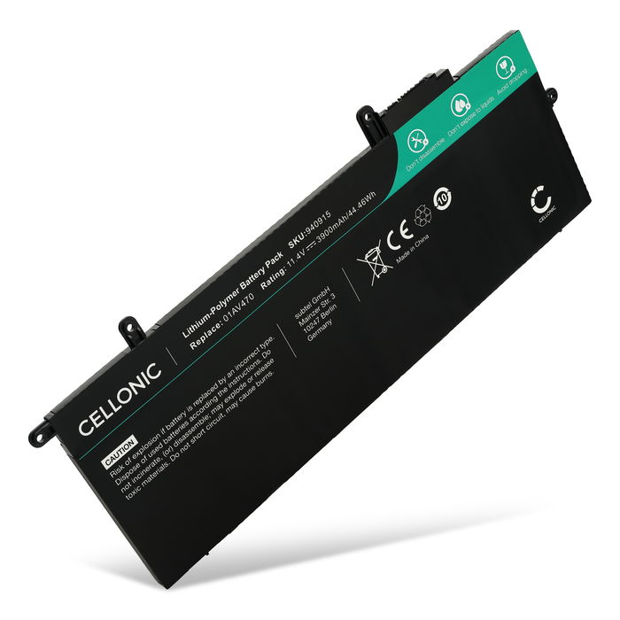 Batterie pour PC portable Lenovo ThinkPad X280 Accu 3900mAh - Batterie neuve de rechange ordinateur