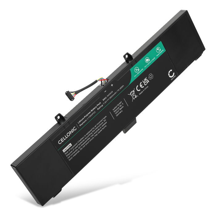 Batterie pour Lenovo Y50-70, Y50-70 Touch, Y70-70 Touch 7.6V 9800mAh de CELLONIC