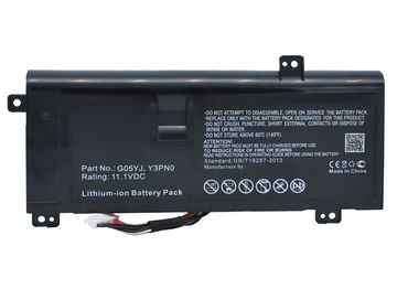 Batterie de rechange pour ordinateurs portables Dell Alienware M14X R1, M14X R3, P39G, M14x R4, A14 - 4400mAh 11.1V
