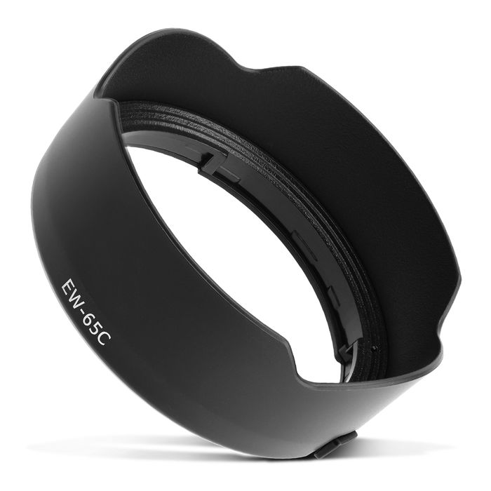 EW-65C Appareil photo Pare-soleil pour Canon RF 16MM F2.8 STM – Plastique baïonnette Fleur / Tulipe / Pétale Pare-soleil de CELLONIC