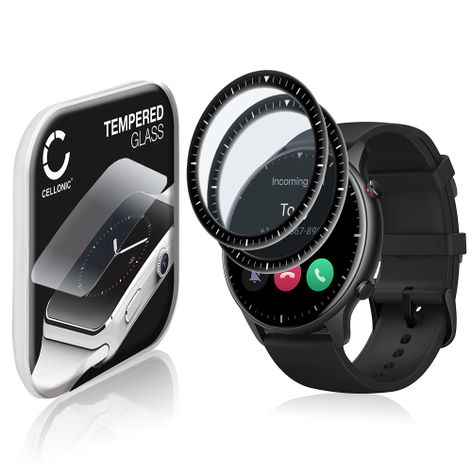 2x Protection d'écran pour Amazfit GTR 2 de CELLONIC