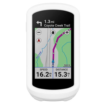 subtel Silicone Case for Garmin Edge Explore 2 Cover - Protective Bumper Shell Skin Shockproof Rubber Housing for GPS SatNav Sat Nav Navi - White