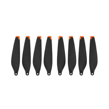 8 Hélices de rechange pour drone DJI Mini 3 Pro - couleur noir avec embout orange et livrées avec vis et tournevis