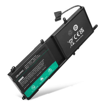 Batterie pour Dell Alienware 17 r5, 17 r4, 15 R4, 15 R3, 15, P31E, HF250, 9NJM1, MG2YH, 01D82, 44T2R 11.4V 8200mAh de CELLONIC