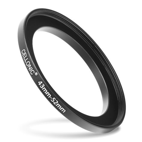 43mm - 52mm Step Up Ring Camera Filter Adapter for Camera Lenses from CELLONIC
