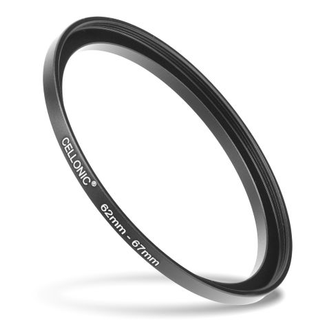62mm - 67mm Bague Step-Up Adaptateur de Filtre pour Appareil Photo de CELLONIC pour objectifs
