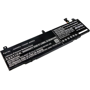 Batterie de rechange pour ordinateurs portables Dell Alienware 13 R3 - 4800mAh 15.4V