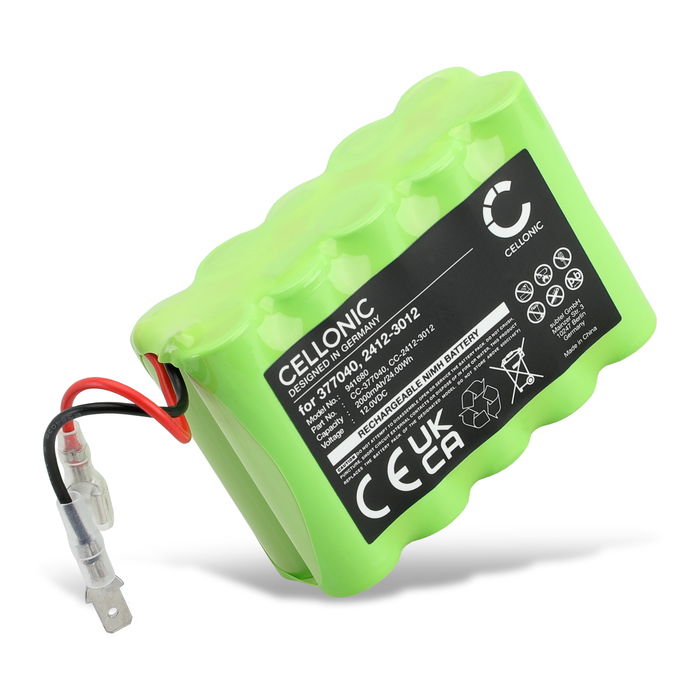 Batterie 2412-3012 2000mAh pour Roto RT2-SF G1 / RT1-SF G1 / DS1000, DS1000S système domotique